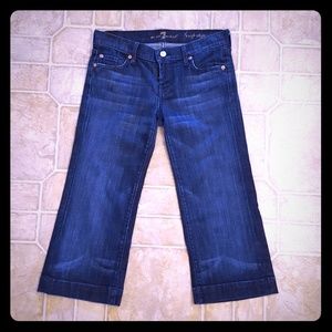 7 for all mankind crop dojo jeans